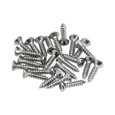 Fender Pickguard-Control Plate Mounting Screws (24) クローム マウント用ネジ