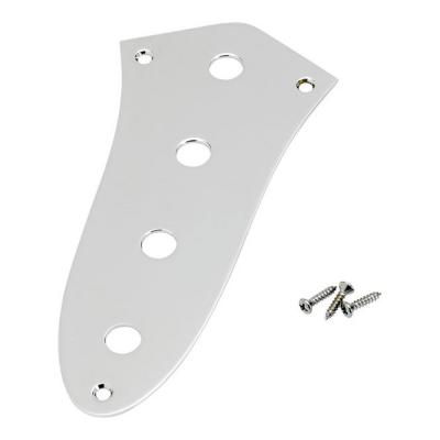 Fender Jazz Bass Control Plate 4-Hole クローム ベース用コントロールプレート