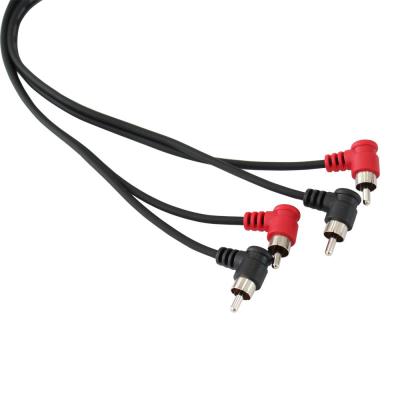 Hosa CRA-201RR 1m L型RCAオスx2-L型RCAオスx2 オーディオケーブル