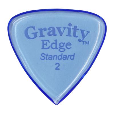 GRAVITY GUITAR PICKS Edge -Standard- GEES2P 2.0mm Blue ギターピック