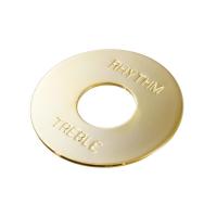 ALLPARTS HARDWARE 6549 Gold Metal Rhythm Treble Ring トグルスイッチプレート