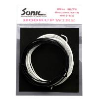 SONIC HW-01 Black 2m ＆ White 2m フックアップワイヤー 内部配線材