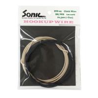 SONIC HW-02 Black 1m ＆ White 1m フックアップワイヤー  内部配線材