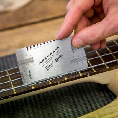 RockCare by Warwick Rock n’ Ruler String Action Gauge ギター/ベースセットアップ用ゲージ 使用例