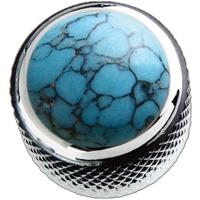 Q-parts DOME Turquoise Stone in Chrome KCD-0074 コントロールノブ