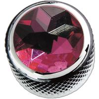 Q-parts DOME Pink Crystal in Chrome KCD-0098 コントロールノブ