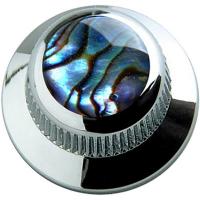 Q-parts UFO KNOB Natural Abalone Shell in Chrome KCU-0704 コントロールノブ