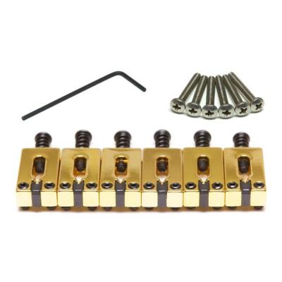 GRAPH TECH PG-8000-FG String Saver Classics Strat & Tele Style 2 3/16" Gold ギター用 ブリッジサドル