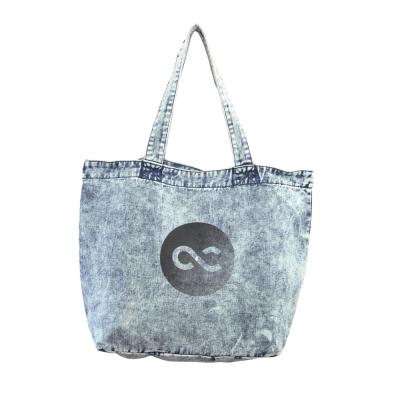 One Control トートバッグ ロゴ プリント ケミカルウォッシュ