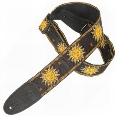 LEVYS MPJG-SUN-BLK ギターストラップ