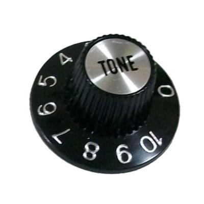 Montreux Inch Sombrero Knob Tone Silver No.8248 ギターパーツ