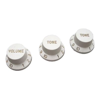 Montreux Strat 1V2T knob set White No.817 ギターパーツ