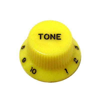 Montreux Strat Tone Knob Metric Yellow No.8801 ギターパーツ