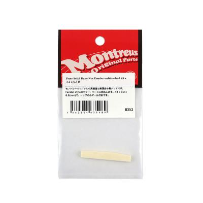 Montreux Pure Solid Bone Nut Fender unbleached 43 x 3.2 x 6.5 R No.8352 ナット
