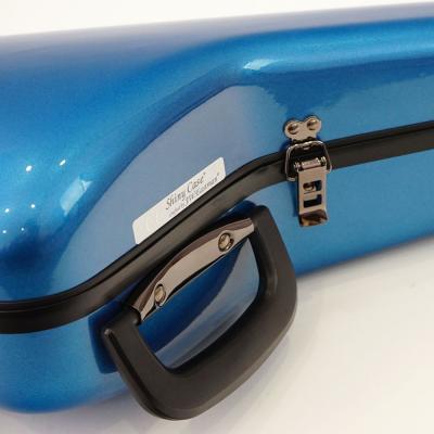 CC Shiny Case CC2-ASSU-LBL アルトサクソフォン用スタンドアップ C.C.シャイニーケース II ライトブルー 持ちて部分画像