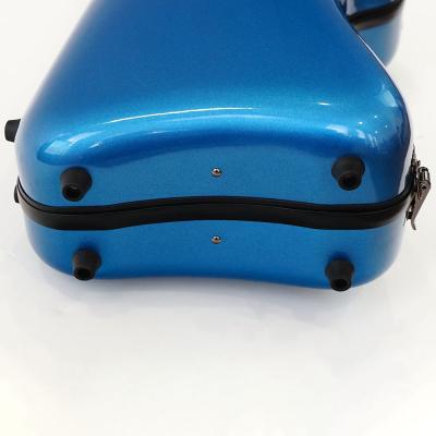 CC Shiny Case CC2-ASSU-LBL アルトサクソフォン用スタンドアップ C.C.シャイニーケース II ライトブルー 下からの画像