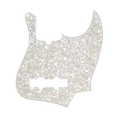 Fender Jazz Bass 10-Hole 4-Ply Aged White Pearl ピックガード