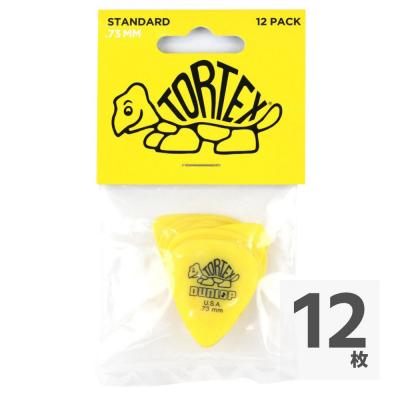 JIM DUNLOP Tortex Standard 0.73mm Yellow Player’s Pack ギターピック 12枚パック