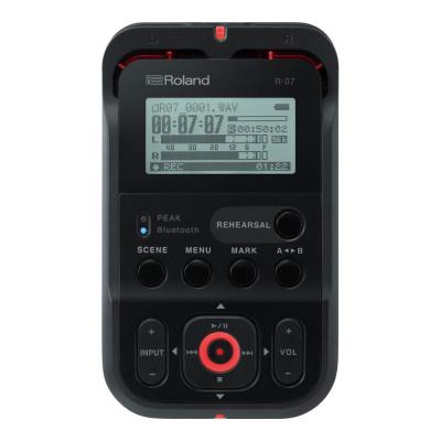 ROLAND R-07 BK High Resolution Audio Recorder オーディオレコーダー