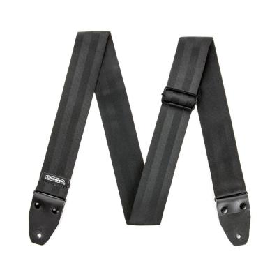 JIM DUNLOP DST7001BK Deluxe Seatbelt Strap Black ストラップ