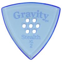 GRAVITY GUITAR PICKS Stealth -XL Multi Hole - GSSX2PM 2.0mm Blue ピック
