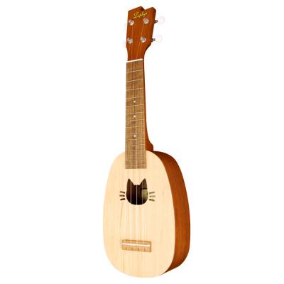 ZEPHYR SP-15-cat ソプラノウクレレ 斜めアングル画像