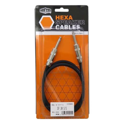 HEXA 1.0M OFC SP ヘクサスピーカーケーブル S-S BK スピーカーケーブル