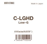 Worth Strings C-LGHD クリアフロロカーボン LowG HD 単品 ウクレレ弦