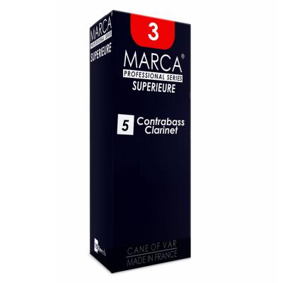 MARCA SUPERIEURE コントラバス クラリネット リード [4] 5枚入り