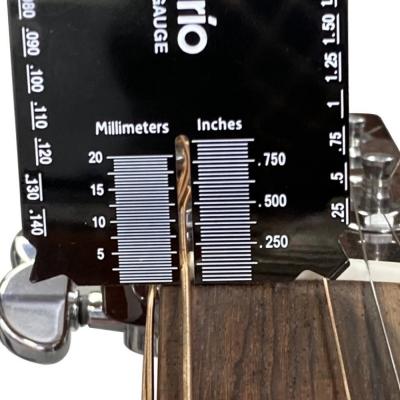 Planet Waves by D’Addario PW-SHG-01 String Height Gauge 弦高調整用ゲージ 定規 使用例