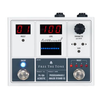 Free The Tone PA-1QA PROGRAMMABLE ANALOG 10 BAND EQ アコースティック用エフェクター