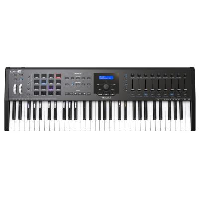 ARTURIA KeyLab 61 MKII Black Analog Lab/Ableton Live/Piano V 同梱 ハイブリッドシンセサイザー MIDIキーボード 61鍵盤