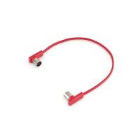 RockBoard Flat MIDI Cable Red 30cm L型フラット端子採用MIDIケーブル 30センチ
