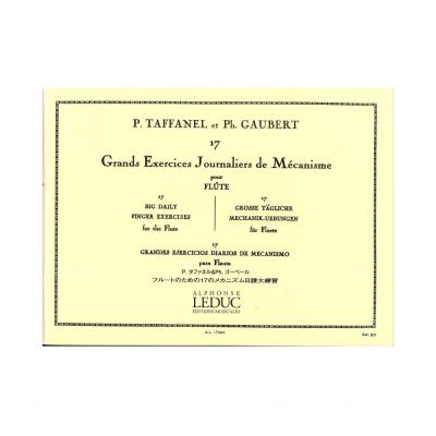 タファネル&ゴーベール フルートのための17のメカニズム日課大練習 ルデュック社ライセンス版 ヤマハミュージックメディア