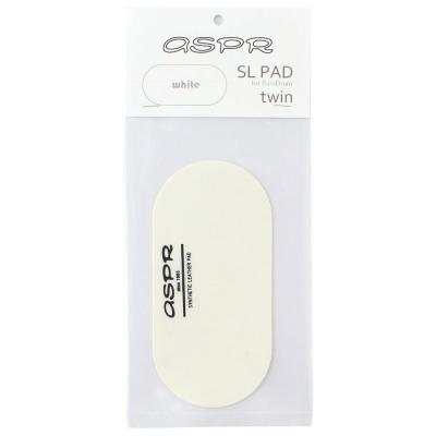 ASPR(アサプラ) SL-PAD twin white ツインペダル用 バスドラムインパクトパッド 白
