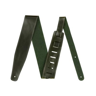 Fender Broken-In Leather Strap 2.5" Green ギターストラップ