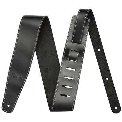 Fender Broken-In Leather Strap 2.5" Black ギターストラップ