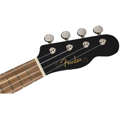 Fender Venice Soprano Ukulele Black Walnut ソプラノ ウクレレ ヘッド表