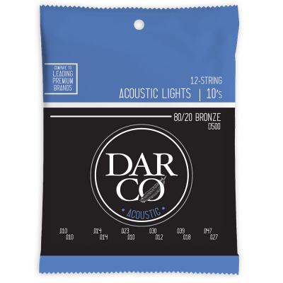 Darco D500 Acoustic Bronze Light 12弦用アコースティックギター弦