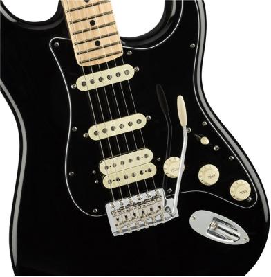 Fender American Performer Stratocaster HSS MN BLACK フェンダー ストラトキャスター ブラック アメリカンパフォーマーシリーズ ボディアップ