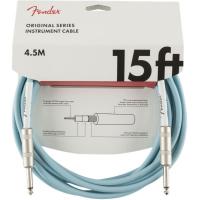Fender Original Series Instrument Cable SS 15’ Daphne Blue ギターケーブル