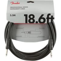Fender Professional Series Instrument Cable SS 18.6’ Black ギターケーブル