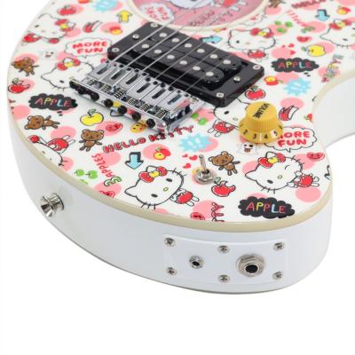 FERNANDES ZO-3 HK ハローキティー スピーカー内蔵 ミニギター 詳細画像