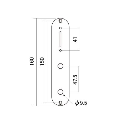 goldo CPT2C コントロールプレート クローム サイズ詳細