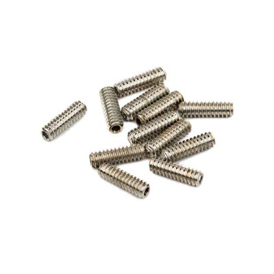 Fender Standard Series Bass Bridge Saddle Height Adjustment Screws 6-32 X 7/16" Hex Nickel ネジ 12個セット
