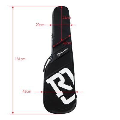 REAL MISSION(リアルミッション) Venus07-B Black 防水 エレキベースケース・ギグケース 外寸・サイズ詳細