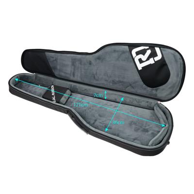 REAL MISSION(リアルミッション) Venus07-B Black 防水 エレキベースケース・ギグケース 内部全体像・内寸・サイズ詳細