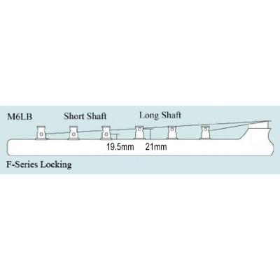 SCHALLER F-Series Locking BC 6L ギター用ペグ 6個セット シャフト高さ