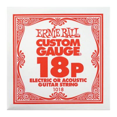 ERNIE BALL 1018 PLAIN STEEL 018 ギター用バラ弦