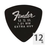 Fender 346 Dura-Tone 1.21mm BLK ギターピック 12枚入り
